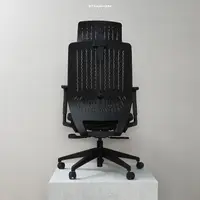 在飛比找momo購物網優惠-【Backbone】Peacock黑框網座 人體工學椅(獨家