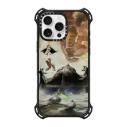 iPhone 16 Pro Max Bounce Case MagSafe Compatible At The Earth's Core by Frazetta Girls