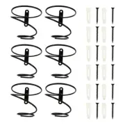 6 Pcs Wine Bottle Holder Wall Wine Rack Vintage View Wine Rack