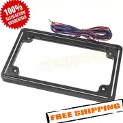 Letric Lighting LLC-IPPL-M Perfect Plate Light Matte Black License Plate Frame