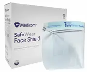 Medicom SafeWear Full Face Shield Fog Free 30/box