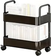 Rolling Utility Cart - Storage Trolley On Wheels | Trolley On Wheels | Storage Cart | Kitchen Storage Utility Cart | Detachable Rolling Cart | Trolley Storage |Multi-Tier Mobile Shelving for Bathroom