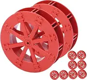 Yardenfun 10pcs Fountain Water Wheel Accessories Scene Layout Wheel Fountain Replacement Wheels Simulation Wheel Rockery Water Accessory Small Wheel Ornament Micro Wheel Prop Fountain Wheel