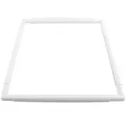 Large Square Embroidery Hoop, 17inch Plastic Cross Stitch Frame Clip White DI...