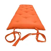 Japanese Floor Rolling Mattress, Cotton Pad, Shiki Futon 3x 30 x80 Orange