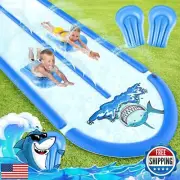 Mafbeanl Slip and Slide Lawn Water Slide with 2 Bodyboards, 20FT Slip n Slide