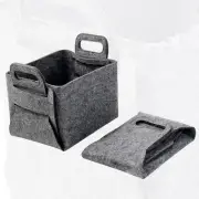 Felt Storage Basket Sundries Foldable Organizer Foldable Cube Organizer