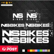 NS Bikes Vinyl Decals Stickers Sheet Bike Frame Cycling Bicycle Cycle