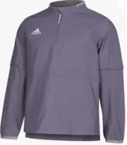 adidas Fielder's Choice 2.0 Convertible Men's Baseball Jacket XS Onix Heather