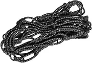HEALEEP 1 Set Reusable Cargo Net for Motorcycle Compact Elastic Mesh Storage with Hooks for Easy Installation and Grey for Securely Storing Gear and Accessories