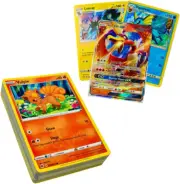 Pokemon TCG - 50 Card Assorted Lot from Every Series, 50 Cards + 2 Bonus Foil...