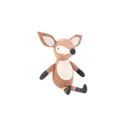 Linen House Kids Polyester Fast Fox Plush Toy Stuffed Cushion 11x25cm Brown