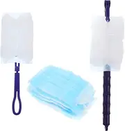HEATSHAKING 22pcs Duster for Home Cleaning Flexible Hand Duster Refills with Soft Brush Heads Electrostatic Dust Capture for Efficient Household Cleaning