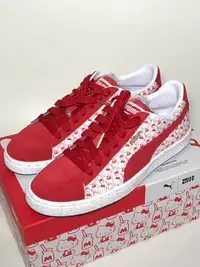 在飛比找Yahoo!奇摩拍賣優惠-Hello Kitty PUMA 女復古鞋 SuedeCla