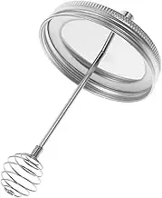 CATIEBYE Airtight Honey Dipper Lid with Stainless Steel Stirring Stick Stainless Steel Lids for Kitchen Food Containers Easy to Clean and User Friendly Design