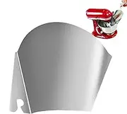 Mixer Splash Guard, Pour Shield Safety Mixer Stainless Steel, Secure Pouring Protector, Professional Splatter for Food Processing, Baking