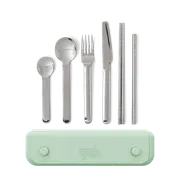 frank green Premium Stainless Steel Utensil Set - Mint Gelato