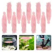 10pcs Fish Breeding Mop Fish Tank Floating Woolen Yarn Fish Spawning Mops