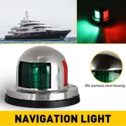 2-IN-1 Marine Boat Yacht Pontoon 12V Stainless Steel LED Bow Navigation Lights