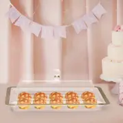 Acrylic Wedding Cake Display Plate Cookies Deserts Stand Serving Tray with Lid