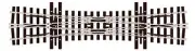 Peco SL-E1490 HO Scale Double Slip Switch Code 75