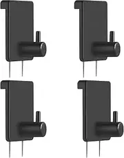 Lounsweer 4 Pcs Cubicle Hooks for Fabric Walls Cubicle Clips Fabric Panel Wall Coat Hooks Stainless Steel Cubicle Picture Hangers for 50 Lbs Home Office Room Board Hanging Supply