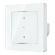 Tuya Smart WiFi Light Switch 1/2/3 Gang Tempered Glass Panel Switch with Schedule & Automation Function Smart Life APP V