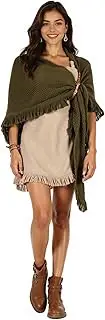 [HOMELEX] Medieval Post Apocalyptic Scarf Renaissance Shawl Triangle tassel for Men and Women