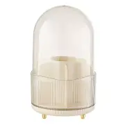Makeup Brush Holder Organizer with Lid, 360°Rotating Makeup Brush Organizer1487