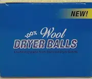 2pk 100% Wool Dryer Balls Upgrade from Dryer Sheets Fabric Softener Alternative