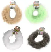 Jumbo Fuzzy Craft Stems 9' Lions Mane, Parrot Green, Gray Wolf, White