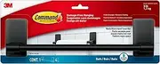 Command Towel Bar BATH42-MB-ESF, Matte Black, 1 Towel Bar, 4 Medium Water-Resistant Strips