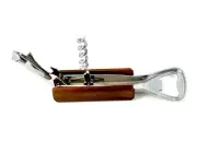 Hawaiian Koa Wood Waiter Style Corkscrew Wine And Beer Opener Made In Hawaii