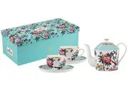 Ashdene Jardin Peony - Teapot & 2 Teacup Set