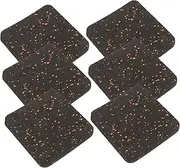 BELLIFFY 6pcs Treadmill Cushion Gym Mat Flooring Mat for Hardwood Floor Treadmill Mat Noise Reduction Treadmill Pads for Floor Treadmill Shock-Absorbing Pad Exercise Floor Mats Flooring Mat
