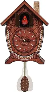 Mark Feldstein & Associates Traditional Cuckoo Clock, Brown, 17 x 8.75 x 4.75 inches