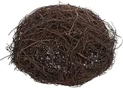 BUGUUYO Rattan Bird Nest Handmade Decorative Nest for Birds Photography Prop Garden Ornament for Decoration and Crafts