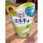 牛乳石鹼 牛乳精華沐浴乳補充包 柚子果香 400ML