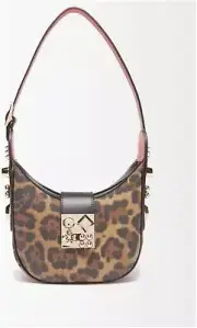 Christian Louboutin CARASKY Empire Leopard Leather Shoulder Crossbody Bag $1950
