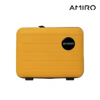 在飛比找蝦皮商城優惠-【AMIRO】14吋手提旅行化妝箱-鵝黃 旅行收納/登機箱/