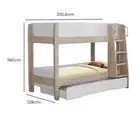 single trundle bunk bed