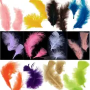 Marabou feathers 13 colours to choose. Craft feathers. Pack of 10grams. 6-15cm