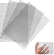 Pack of 4 Stainless Steel Wire Mesh 20 Mesh, 21 x 30 cm Fine Metal Mesh, Stainless Steel Mesh Sieve Net, Lightweight, Heat Resistant Metal Insect Screen, Hard Easy to Cut, 1 mm Hole, for Insect