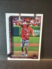2025 Topps Series 1- First Pitch #FP-5 Jayson Tatum