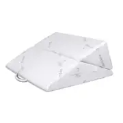 STARRY EUCALYPT Wedge Pillow Memory Foam Cool Gel Set of 2 White with Bamboo Cover