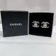 [二手] 香奈兒Chanel Vintage銀色書包釦❤️經典雙C Logo 夾式耳環 耳夾 耳扣
