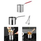 Deep Frying Pot French Fries Cooker Nonstick Multipurpose Oil Pot for Oil