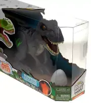 Zuru Robo Alive T-Rex Gray Real Life Robotic Pets Sounds Dino Slime Egg Glow