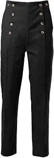 GRACEART Steampunk Victorian Gothic Punk Pants Vampire Men's Trouses Cosplay Costume
