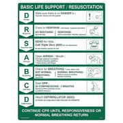 AEROGUIDE Poly CPR Wall Chart 60 x 45cm
